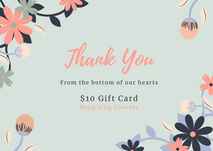 Open image in slideshow, Thank You! E-Gift Card (Ming Sing Flowers)
