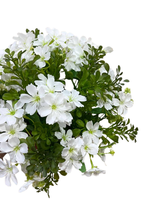 Artificial Potted White Daisies