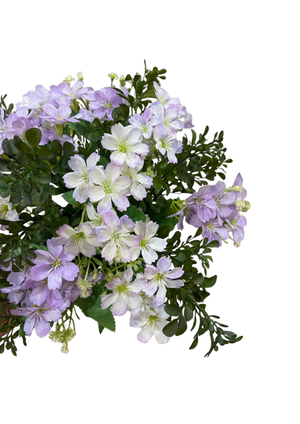 Artificial Potted Purple Daisies