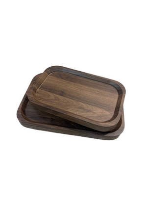 Rectangle Wooden Tray Set