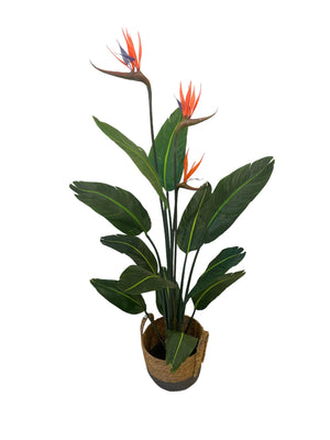 Open image in slideshow, Artificial Birds of Paradise Plant
