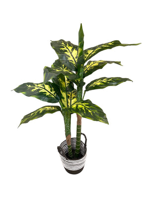 Open image in slideshow, Artificial Dieffenbachia Plant
